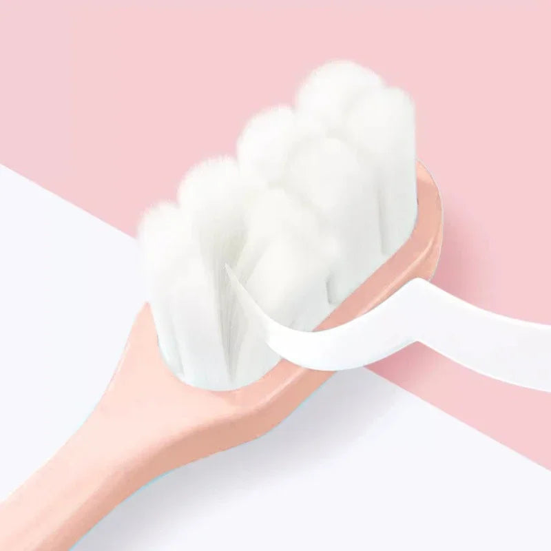 5-Pack Ultra-Soft Adult Manual Toothbrush | 12,000 Bristles Manual Toothbrush Set QXL