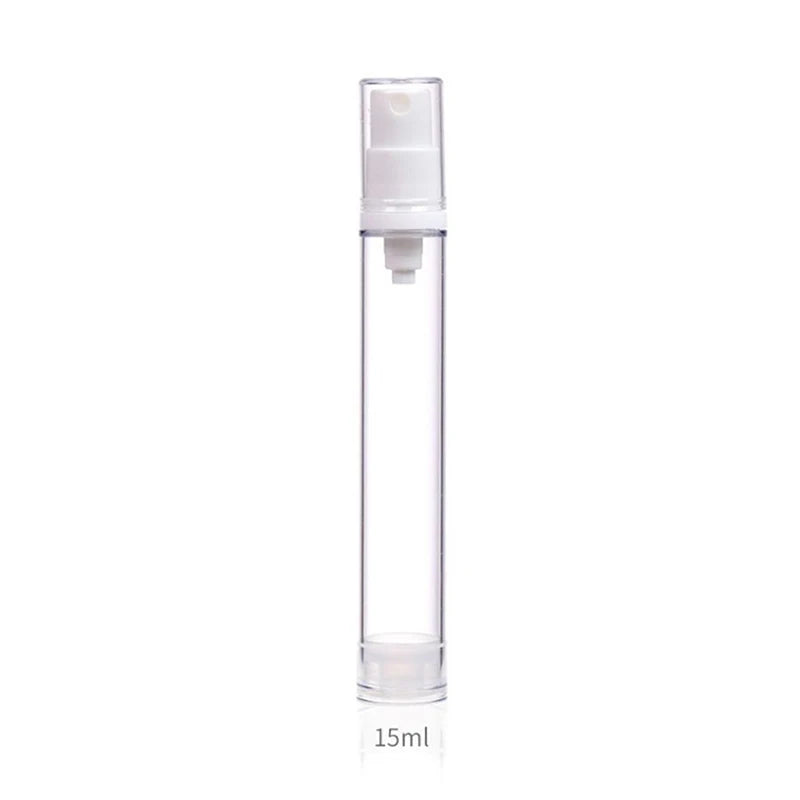 Airless Vacuum Pump Bottle 5/10/15ml | Refillable Travel Container Cosmetic Pump Bottle QXL Spray bottle 15ml