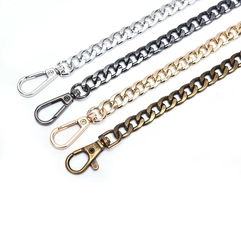 Aluminum Bag Chain Strap 120cm | DIY Handbag Shoulder Strap Bag Chain Strap QXL