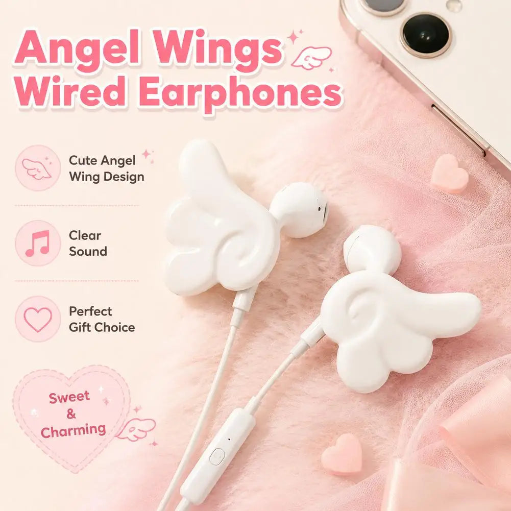 3D Angel Wing Headphone Decorations | Removable DIY Accessory Headphone Decoration QXL