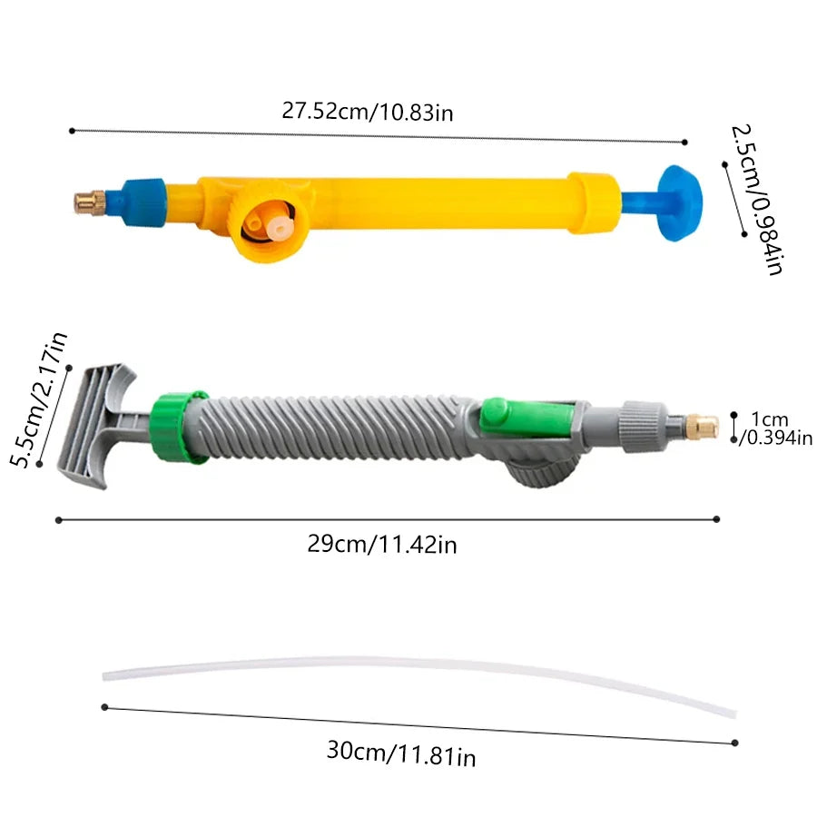 Portable Garden Water Gun | 2-Pattern High-Pressure Sprayer Garden Hose Sprayer QXL