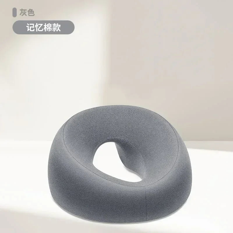 Memory Foam Face Rest Pillow | Massage & Salon Headrest Massage Face Pillow QXL Gray