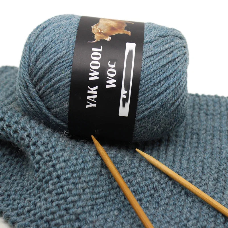 Yak Hair Cashmere Chunky Yarn 100g | DIY Knit & Crochet Wool Chunky Craft Yarn QXL