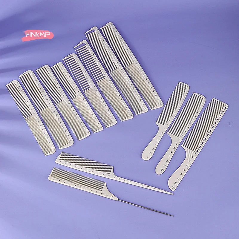 Professional Barber Comb with Laser Ruler | Salon Hair Cutting Barber Styling Comb QXL