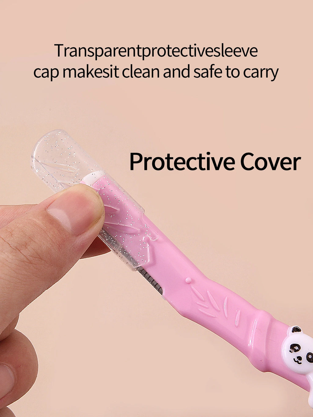 KOSSHOW Eyebrow Trimmer & Scraper with Protective Net Eyebrow Trimmer QXL