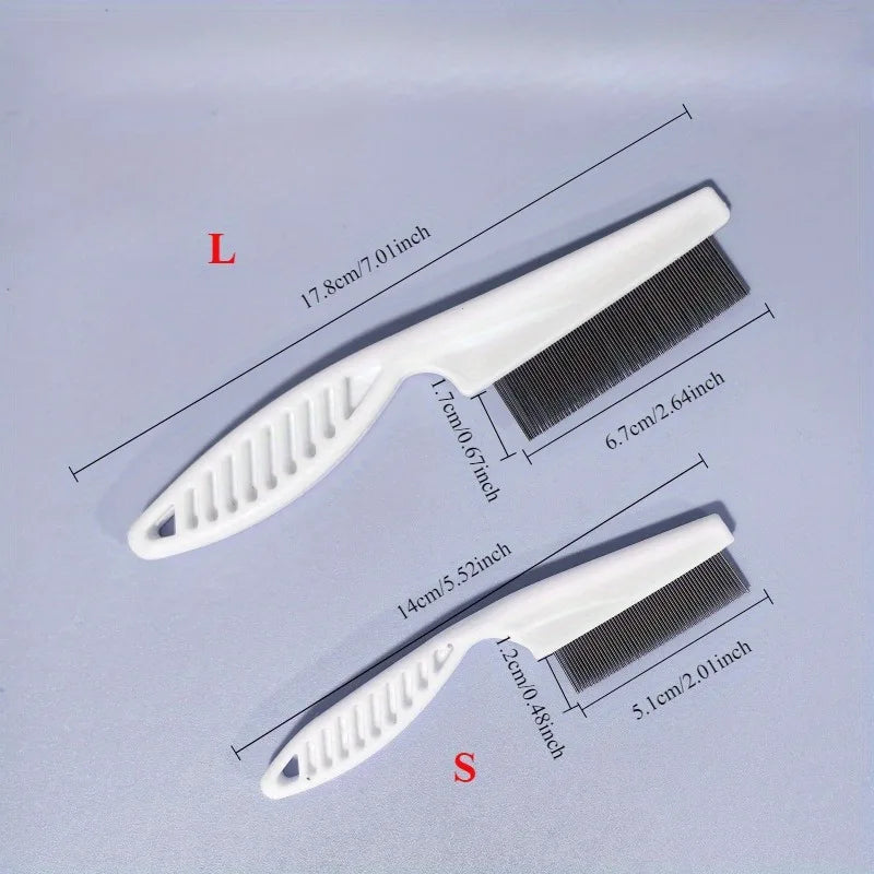 Pet Flea Comb for Dogs & Cats | Fine-Tooth Grooming Tool Pet Grooming Comb QXL
