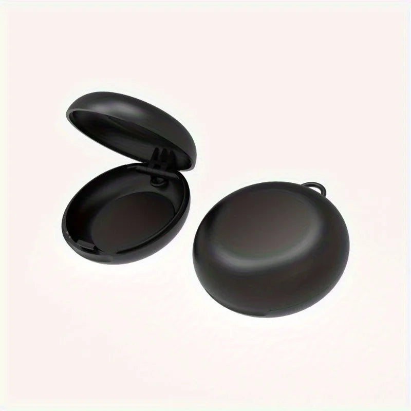 Mini Earplug & Earring Case | Dustproof Portable Storage Box Mini Storage Box QXL Black