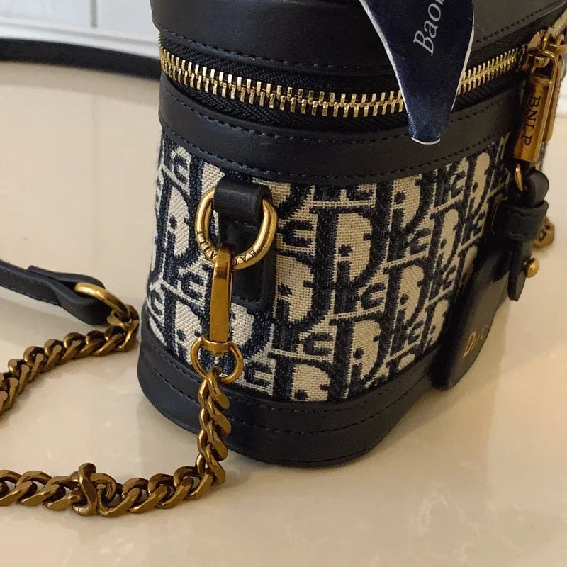 Women's Solid Color Messenger Bag with Letter Logo | Everyday Messenger Bag QXL