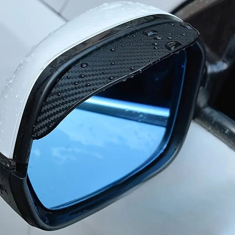 Carbon Fiber Mirror Rain Covers – Waterproof Anti-Fog | Universal Mirror Rain Cover QXL
