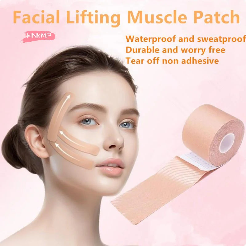 Face & Neck Lifting Tape – Firming Contour Stickers | HNKMP Facial Lifting Tape QXL