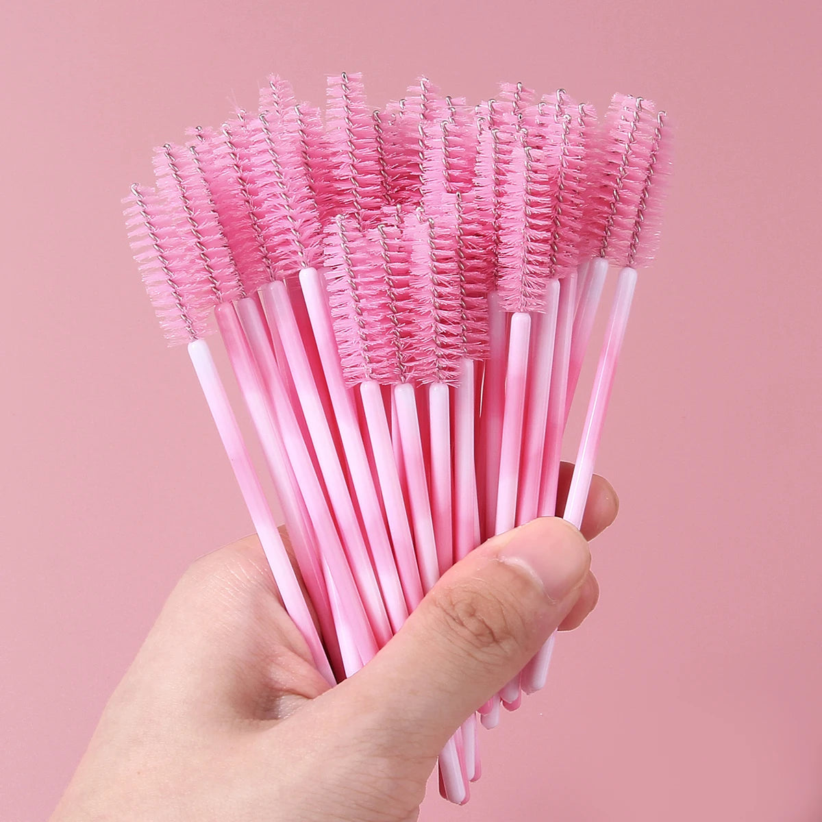 50-Pack Disposable Mascara Wands – Spiral Lash & Brow Spoolies Disposable Mascara Wands QXL