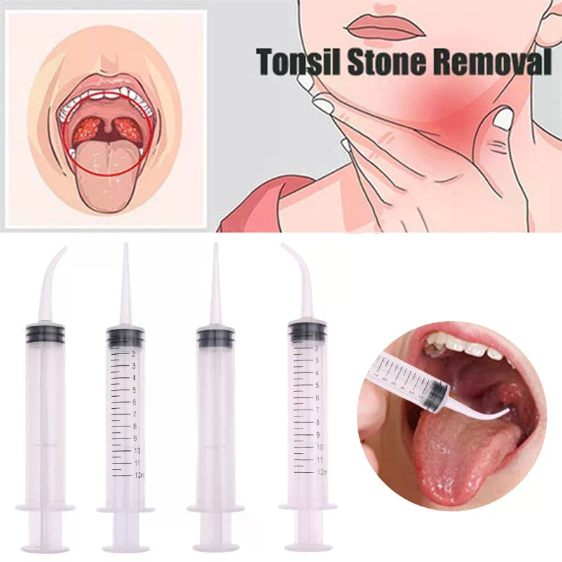 12ml Curved Tip Dental Irrigation Syringe | Oral Rinse Tool Dental Irrigation Syringe QXL