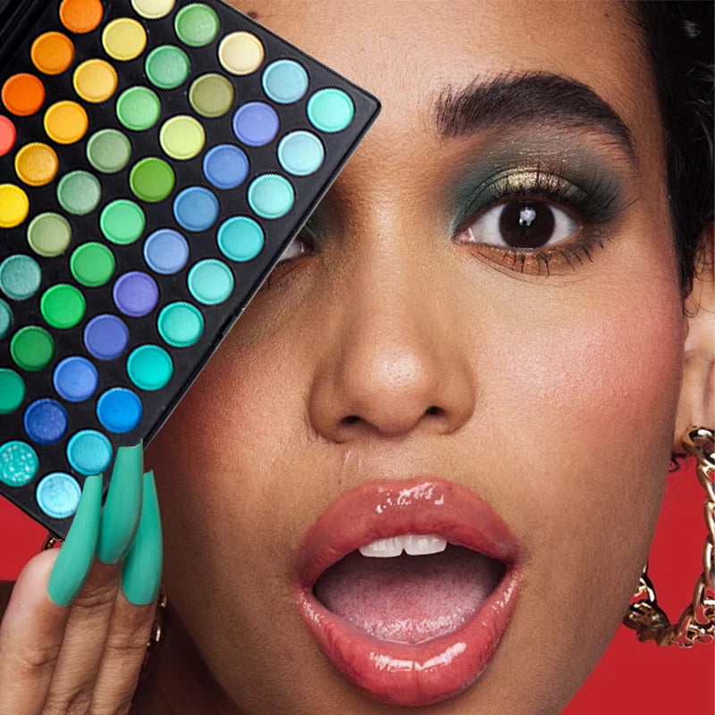 120-Color Eyeshadow Palette | Matte Shimmer Glitter Eyeshadow Palette QXL