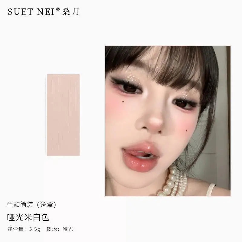 SUET NEI Mulberry Purple Rose Eyeshadow Palette – Matte & Shimmer Eyeshadow Palette QXL Matte Off White 1.2g