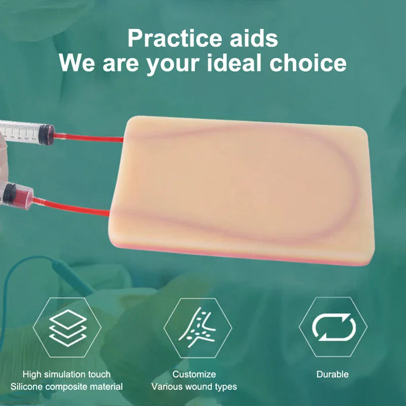 U-Shaped IV Injection Practice Pad | Vein Training Simulator IV Training Simulator QXL