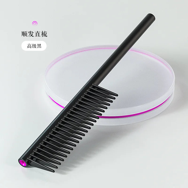 Wide-Tooth Detangling Comb for Curly & All Hair Types Wide-Tooth Hair Comb QXL Round head black