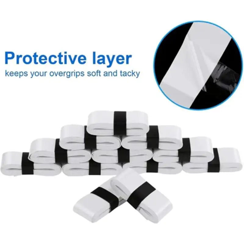 12-Pack PU Racket Overgrip Tape | Anti-Slip Sweat-Absorbing Racket Overgrip Tape QXL