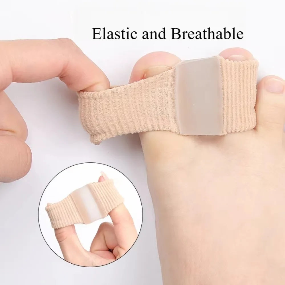 Silicone Two-Toe Separator & Straightener | Toe Corrector Toe Separator QXL