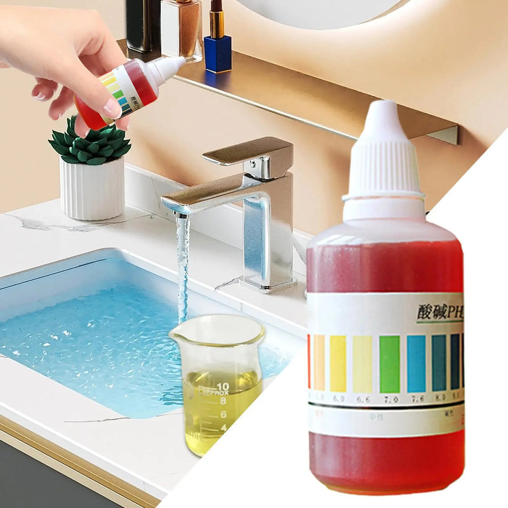 50ml pH Test Drop Solution | Aquarium & Water Quality Tester pH Test Solution QXL