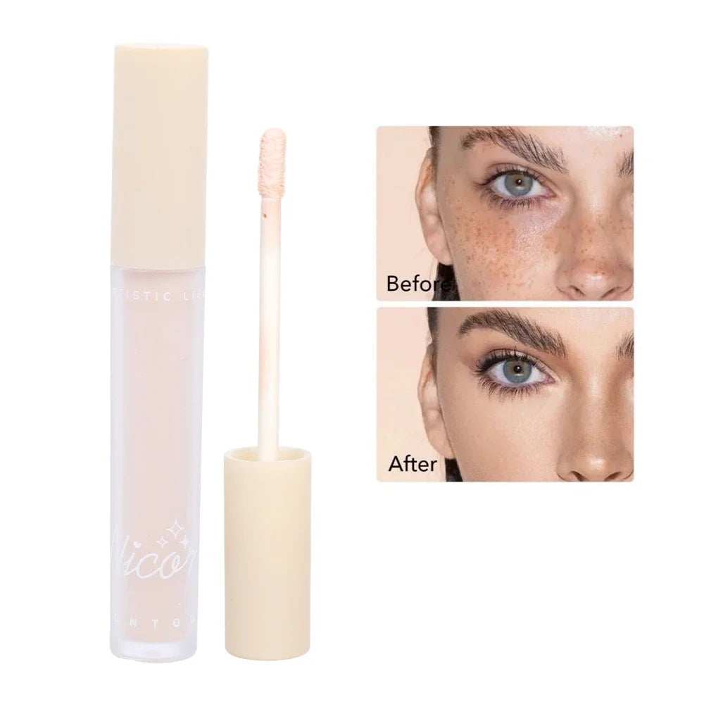 Liquid Contour & Highlight Pen | Waterproof Matte Bronzer Contour Highlighter Pen QXL 01