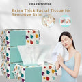 100-Pack Cotton Disposable Face Towels | Soft Makeup Remover Disposable Face Towels QXL Bag Package