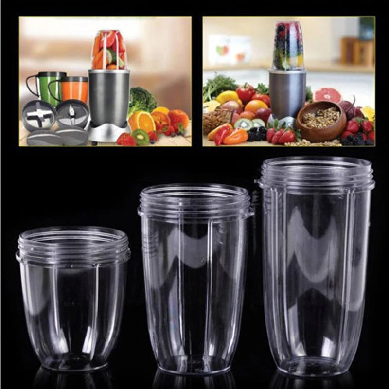 NutriBullet Replacement Cups 18oz 24oz 32oz | Clear PC Cups Blender Replacement Cup QXL