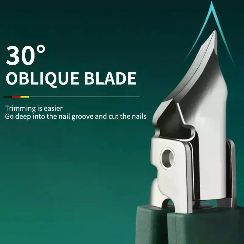 Slanted Toenail Clipper & Nipper | Stainless Steel Manicure Tool Toenail Clipper Nipper QXL