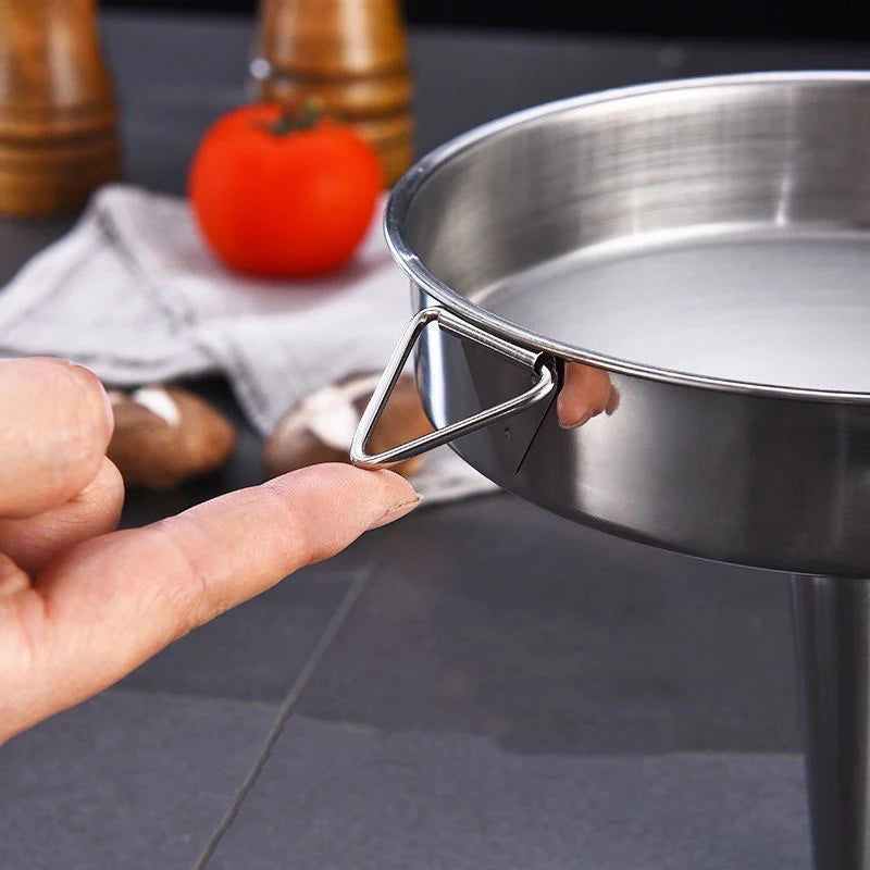 Wide Mouth Stainless Steel Funnel – Canning, Oil & Liquid Transfer Kitchen Funnel QXL