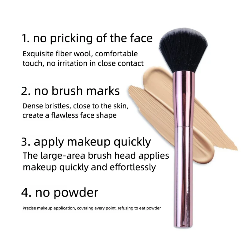 12-Piece Rose Gold Makeup Brush Set | Soft Foundation Brushes Makeup Brush Set QXL