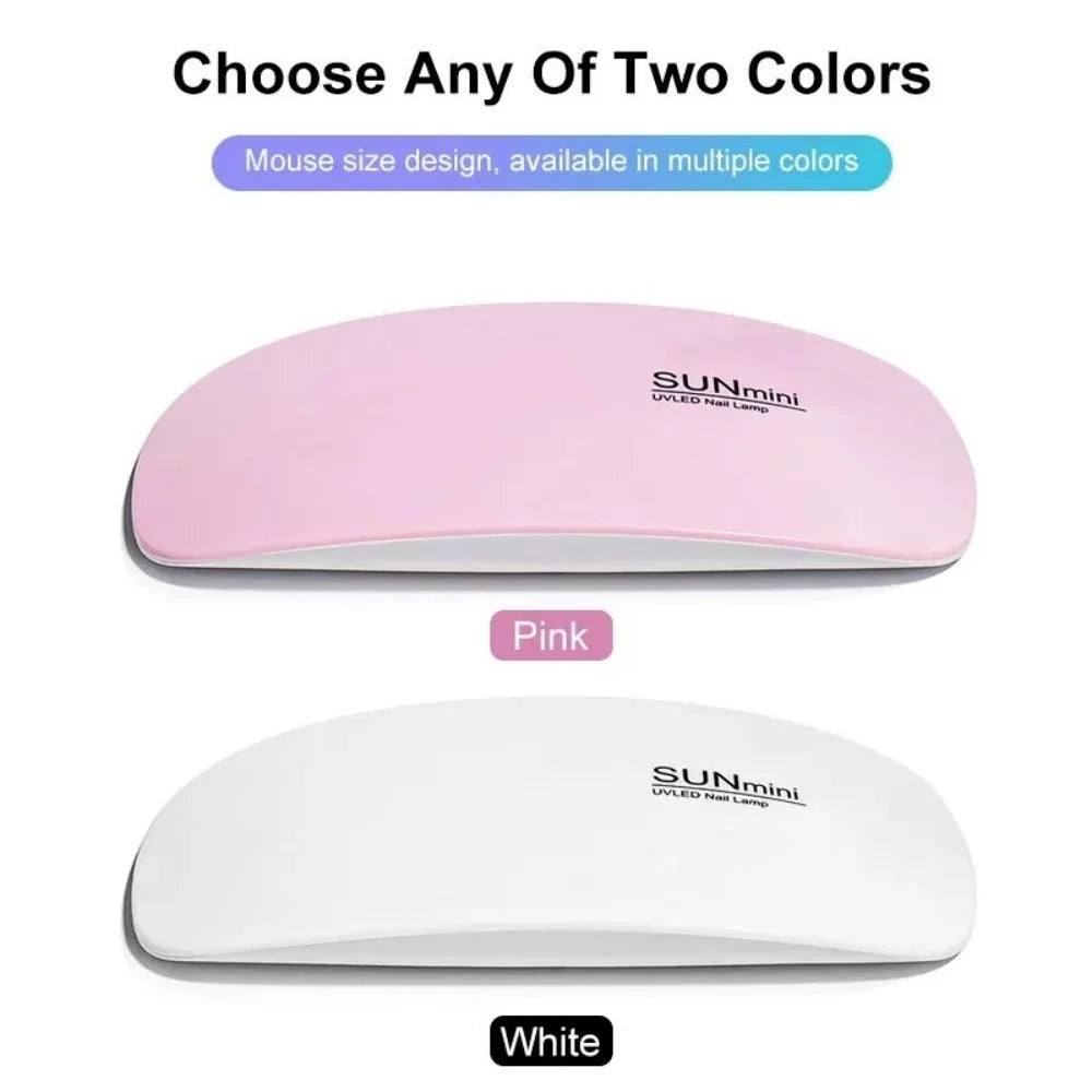 6W Foldable UV LED Nail Lamp | Portable USB Gel Polish Dryer UV LED Nail Lamp QXL