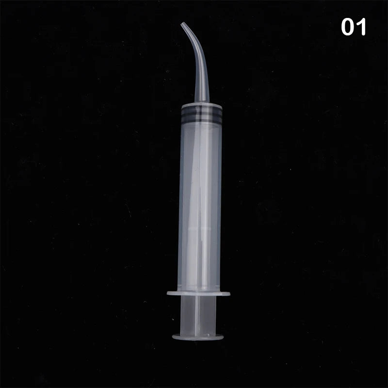 12ml Curved Tip Dental Irrigation Syringe | Oral Rinse Tool Dental Irrigation Syringe QXL 1