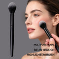 KOSSHOW Blush & Highlighter Brush | Soft Gradient Bristles Makeup Brush QXL black