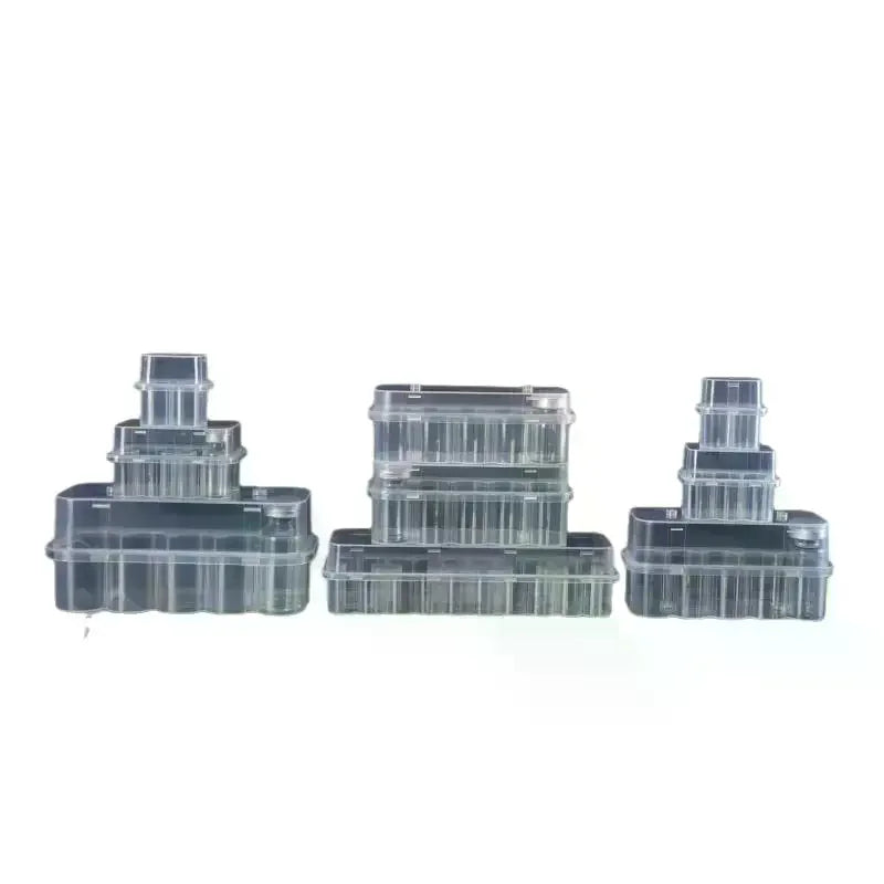 Stackable Clear Vial Storage Box | 3ml Microtube Freezer Organizer Vial Storage Organizer QXL