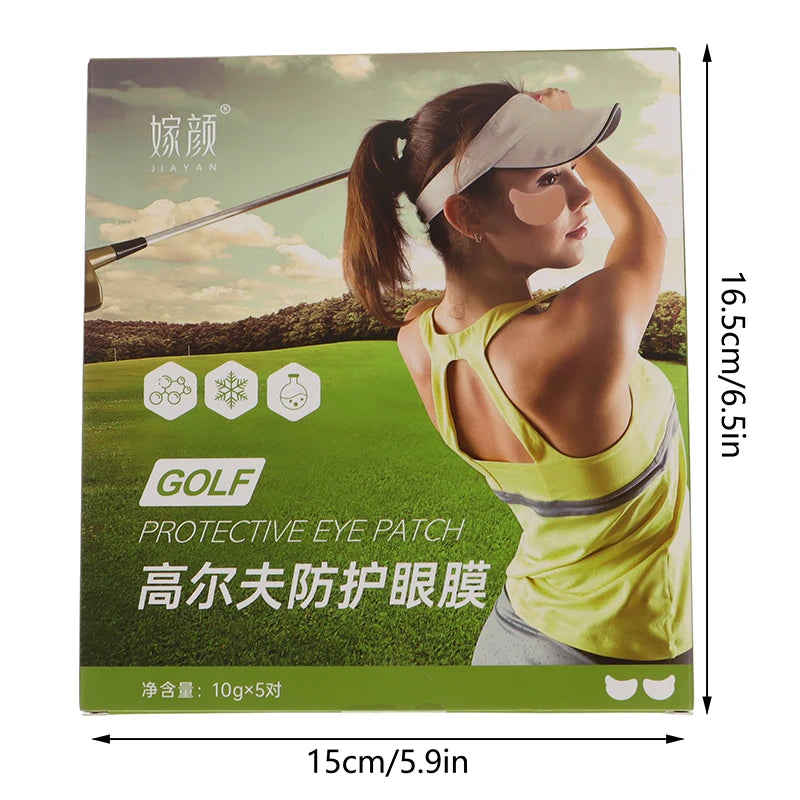 5-Pair UV Face Protection Patches | Golf, Beach & Outdoor UV Face Patches QXL onesize