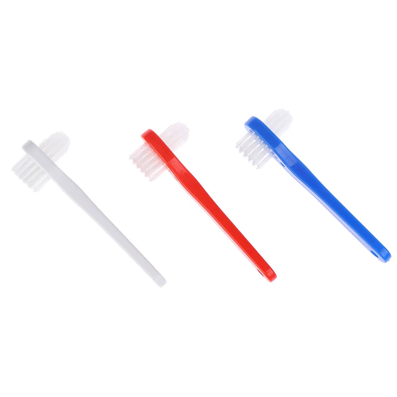 T-Shape Dual-Head Denture Brush | False Teeth Cleaner Denture Brush QXL