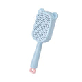 Self-Cleaning Retractable Hair Brush | Anti-Static Scalp Massager Scalp Massage Brush QXL Blue