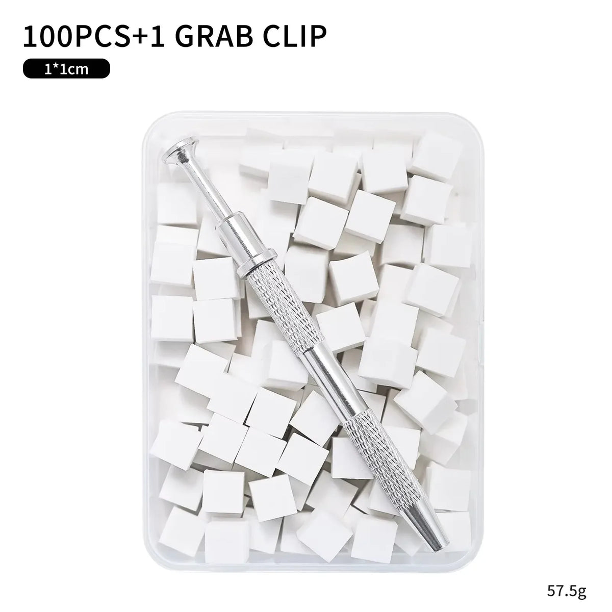 100-Pc Gradient Nail Sponge Brush Set | Gel Polish & Glitter Nail Art Sponge Set QXL