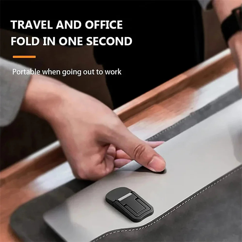 2-Pack Mini Foldable Laptop Stand | Self-Adhesive Keyboard Riser Laptop Stand QXL