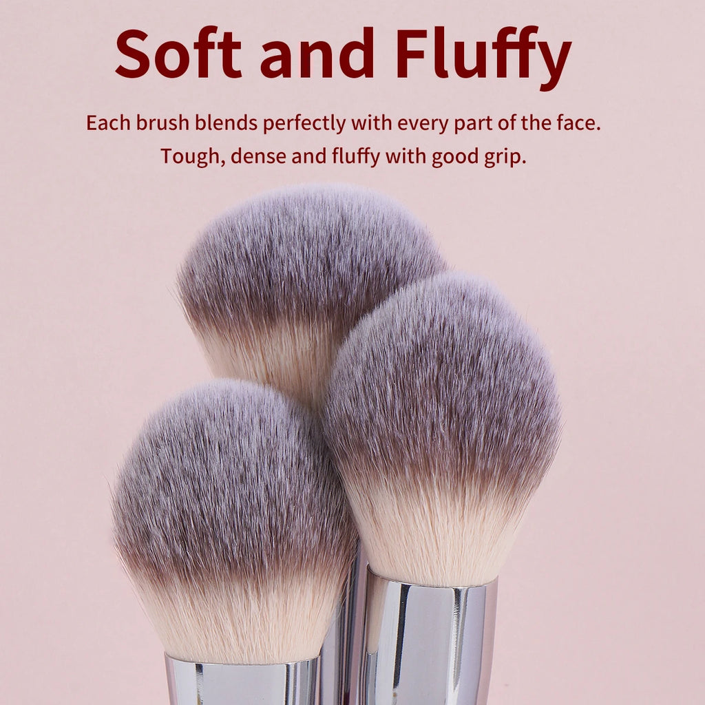 MAANGE 9-Pc Makeup Brush Set | Kabuki, Foundation & Eyeshadow Makeup Brush Set QXL
