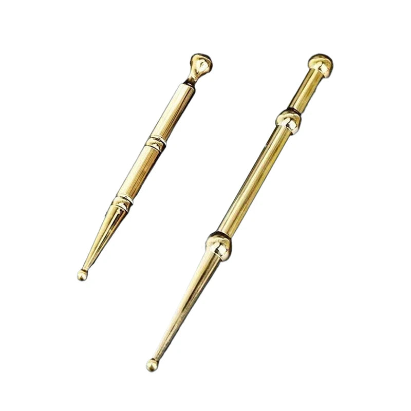 Brass Acupressure Pen | Trigger Point Reflexology Massage Tool Acupressure Massager QXL