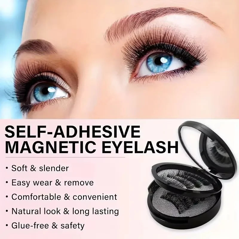8-Piece 3D Magnetic Eyelashes Kit | Natural False Lashes Magnetic False Lashes QXL