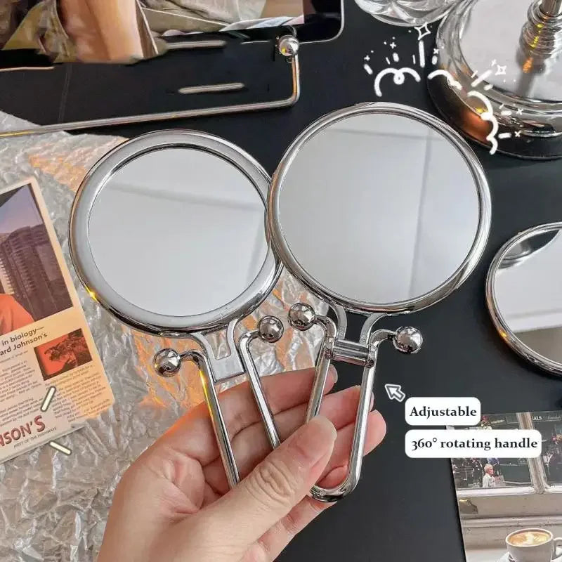 Double-Sided Foldable Makeup Mirror 2x 5x 10x Magnification Magnifying Makeup Mirror QXL