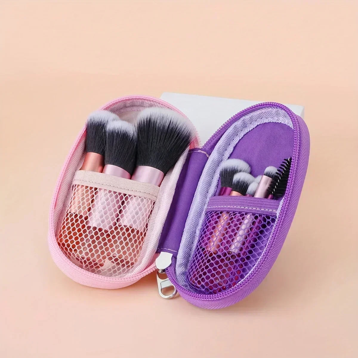 10-Piece Mini Makeup Brush Set – Powder, Eyeshadow & Blush Makeup Brush Set QXL
