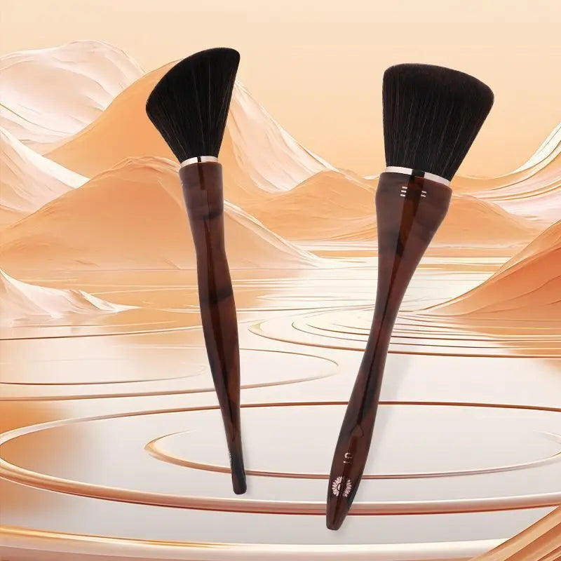 Slanted Loose Powder Setting Brush | Large-Area Honey Sweep Powder Setting Brush QXL