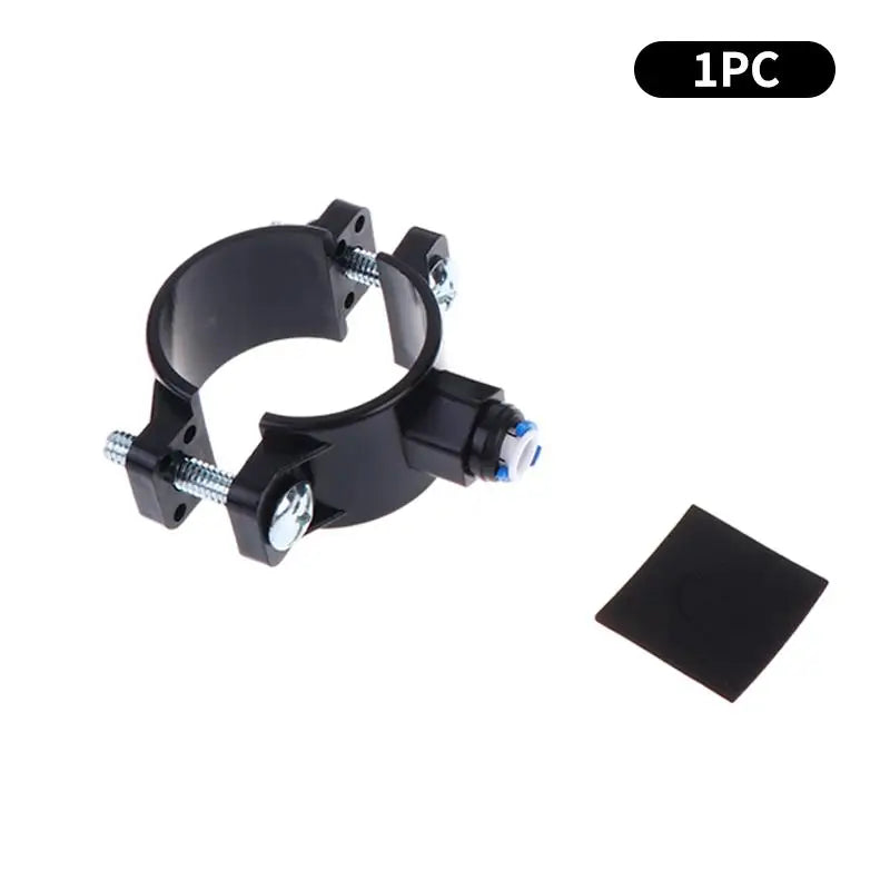 Adjustable Drain Hose Clamps 38–58mm | 1/4" OD | 1–3 Pack Hose Clamp QXL Black 1Pc