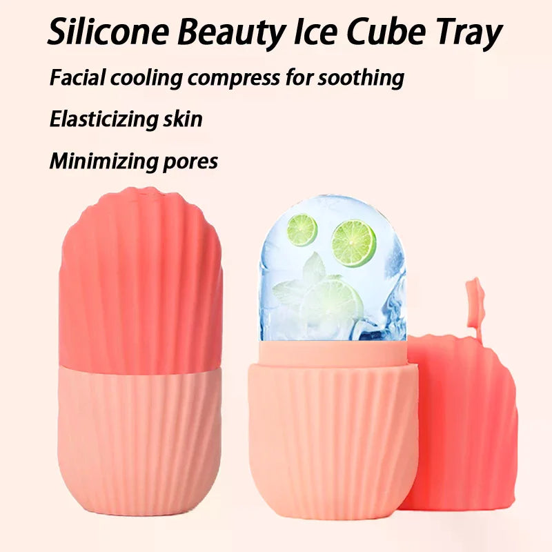 Ice Globe Face Roller | Silicone Ice Mold Facial Massager Ice Globe Face Roller QXL