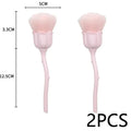Rose Design Nail Art Brush Set | Floral Gel Painting Tools Nail Art Brush Set QXL 2pcs quanfe