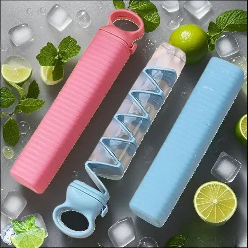 Reusable Silicone Ice Cube Tray | Multi-Grid Fast Freeze Mold Ice Cube Tray QXL