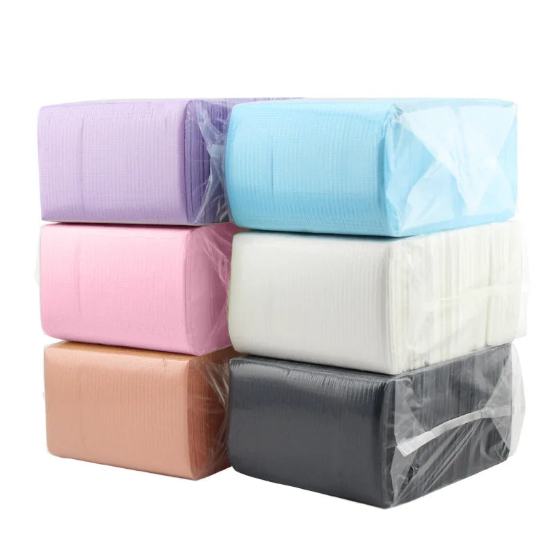 125-Pack Disposable Tattoo Bibs & Table Cover Clean Pads Disposable Tattoo Bibs QXL