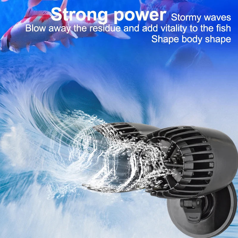 3W Aquarium Wavemaker Pump – Submersible Water Circulation Aquarium Wavemaker Pump QXL